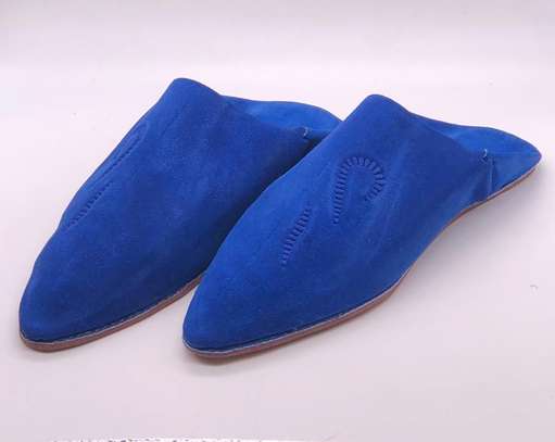 BABOUCHE ROYALE MAROCAINE 100% CUIR et DAIM pour HOMME image 4