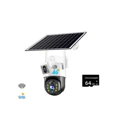 CAMÉRA DE SURVEILLANCE SOLAIRE 2 objectifs WIFI ET 4G image 2