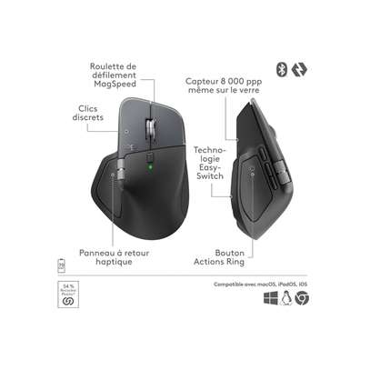 Souris Logitech Mx Master 4 et son Sac de Transport image 2