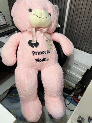 Globale ours peluche personnalisée 1m rose ou beige image 4