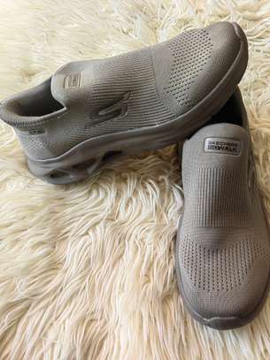Skechers Go Walk Taupe Chaussures Slip-on Confort image 4