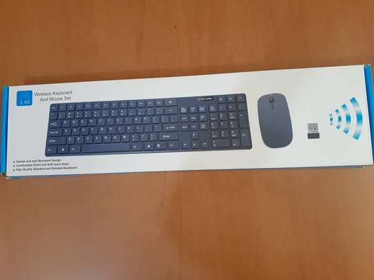 slim clavier sans fil + souris sans fil image 2