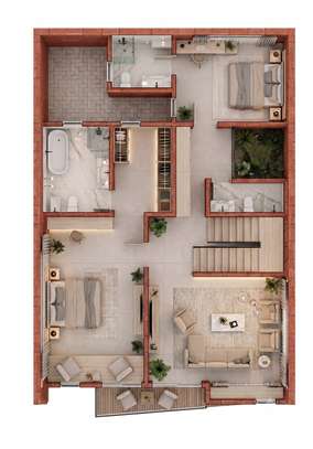 VILLA F3 A VENDRE  RESIDENCE FANAILA LAC ROSE image 4