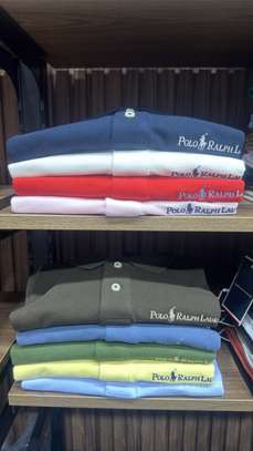 Ralph Laurent ou Boss polo coton logo brodé multicolore image 2