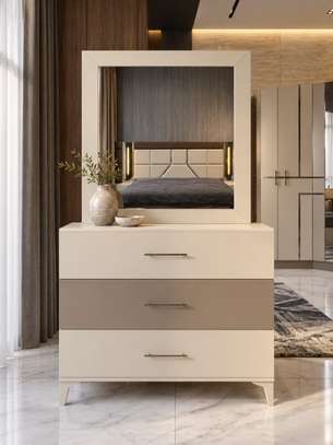 CHAMBRE À COUCHER COMPLÈTE 5 PIÈCES - GRIS ASLI 029 image 2