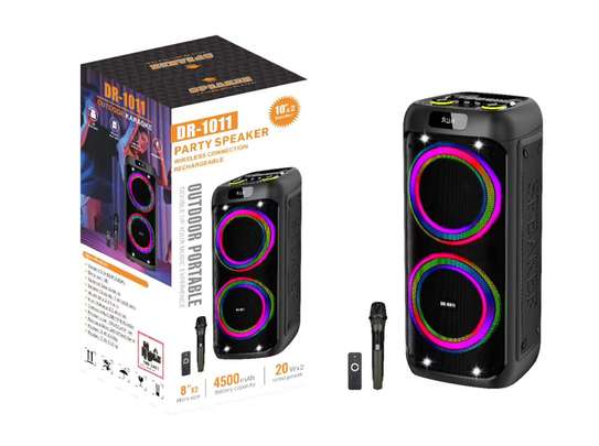 Party Speaker Bluetooth sur pied avec LED et micro image 9