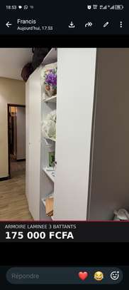 ARMOIRE 3 BATTANT Bois Laminé image 3