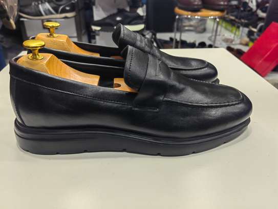 Chaussures mocassins cuir Marron ou confort durable image 4