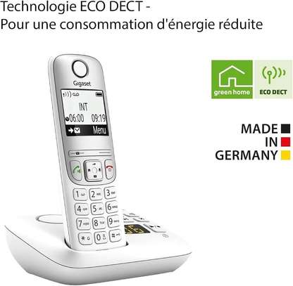 Téléphone fixe sans fil solo avec répondeur - Gigaset A695A image 4