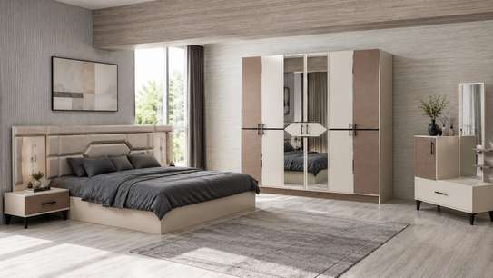 CHAMBRE A COUCHER ARMOIRE 6BATTANTS 5PIECES image 5
