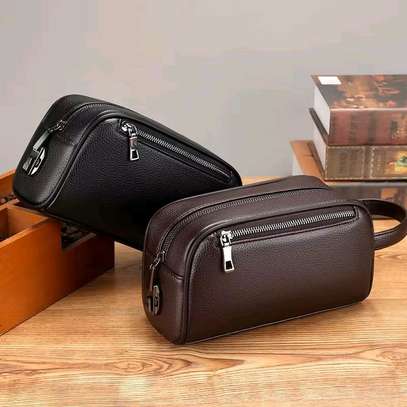 Sac à main en cuir pour homme image 9