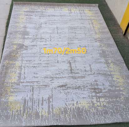 Tapis grand format design floral neutre image 8