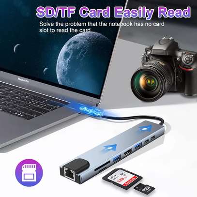 Adaptateur USB C vers HDMI, 8-en-1, Multiport image 7