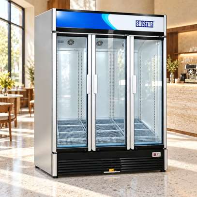 REFRIGERATEUR SOLSTAR VERTICAL 3PORTES VITRINE VC 14000 image 3