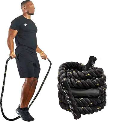 Corde à sauter lourde avec poignée améliorée 1 KG . image 3