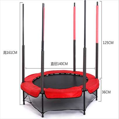 Trampoline enfants 140cm diamètre – Filet de sécurité 360° image 3