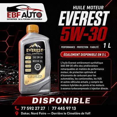 Huile moteur Everest full  synthétique API SN image 4