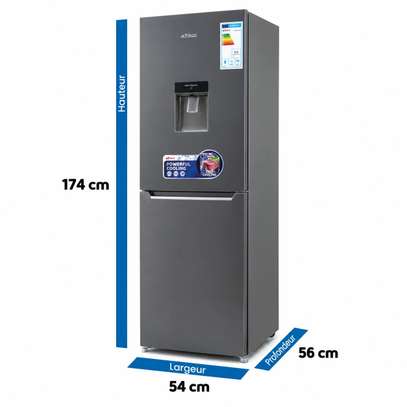 REFRIGERATEUR ASTECH COMBINE 4TIROIRS AVEC FONTAINE GRIS image 3
