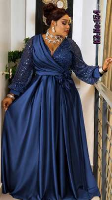 Robe soirée satin image 6