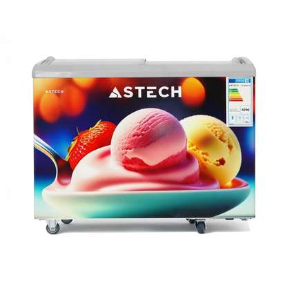 CONGELATEUR 400LITRES ASTECH HORIZONTAL VITRINE image 2