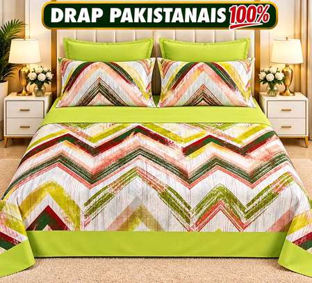 Drap pakistanais 100% coton double motif floral image 5