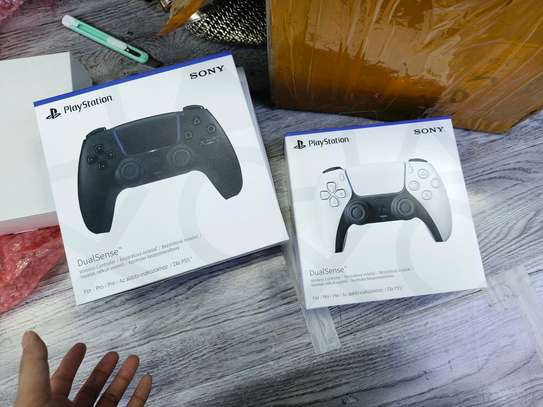 Sony DualSense manette PS5 noire et blanche neuve image 2