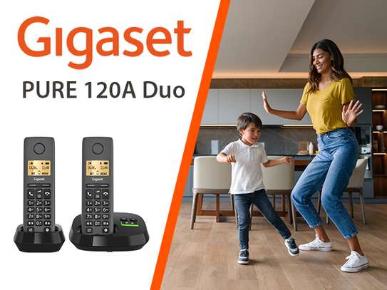 téléphones fixe sans fil duo - répondeur - Gigaset image 6