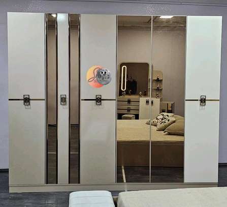 CHAMBRE A COUCHER 6BATTANTS 6PIECES BEIGE LORA image 3