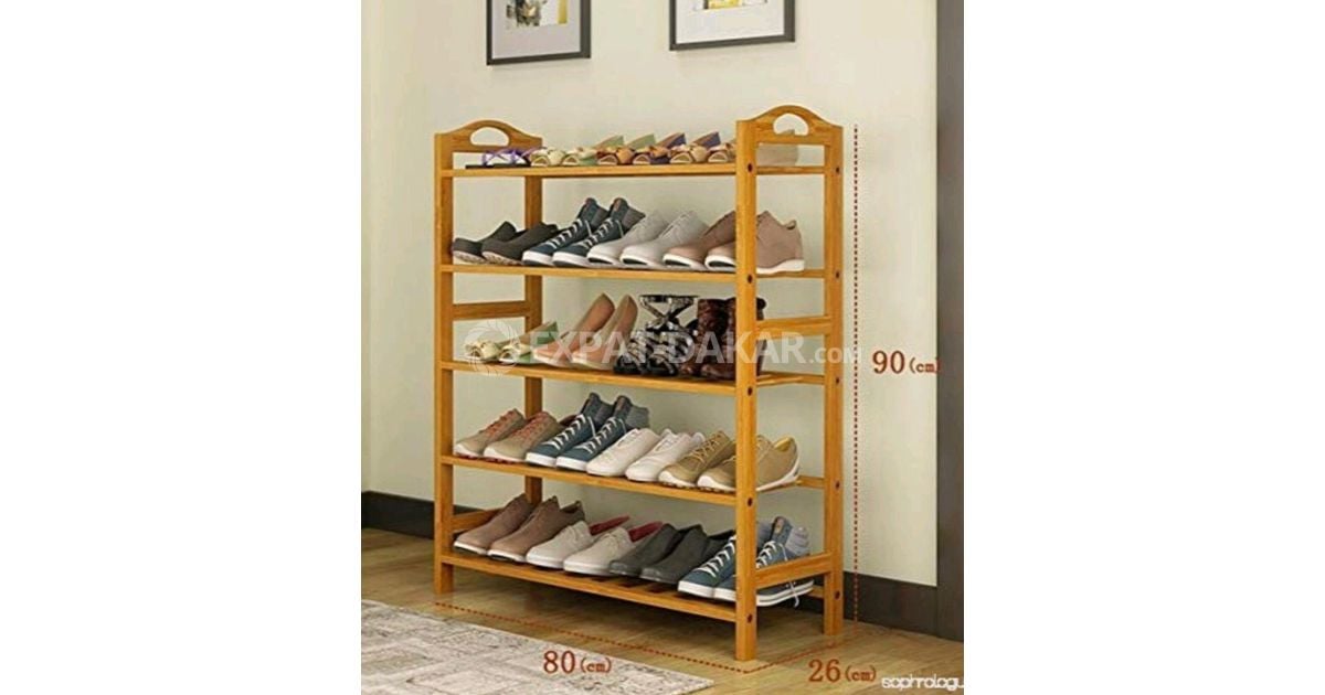 Étagère à chausures | Meuble à chausures vieux bois 60x25x100 cm bois d