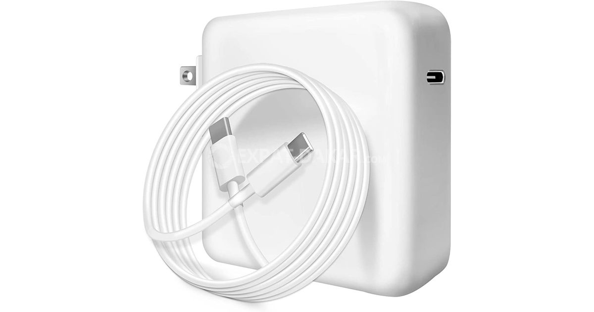 Chargeur USB-C 61W Pour MacBook Pro/Air – Compatible Modèles 2016 à 2021 – Blanc – Garantie 2 Ans