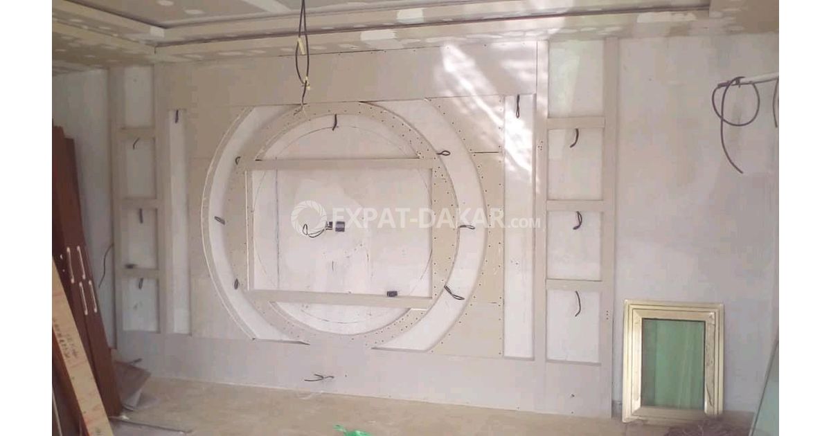 Achat vente de plaque faux plafond dimension 60 x 60 : habitat de chantiers  en vente à Dakar et partout au Sénégal sur DIALLO BTP