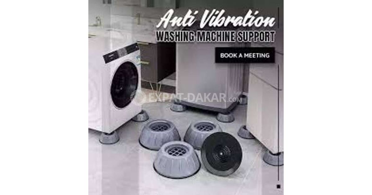 Support de machine à laver antichoc et antibruit, Senegal