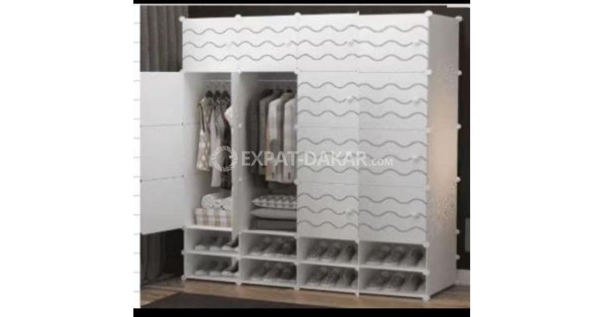 ARMOIRE ET RANGEMENT EN PLASTIQUE 4, 3 & 2 Battants dispo GrandYoff