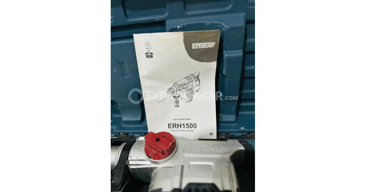 Perforateur ERBAUER 12V Bleu – Compact Et Pratique, Sans Batterie