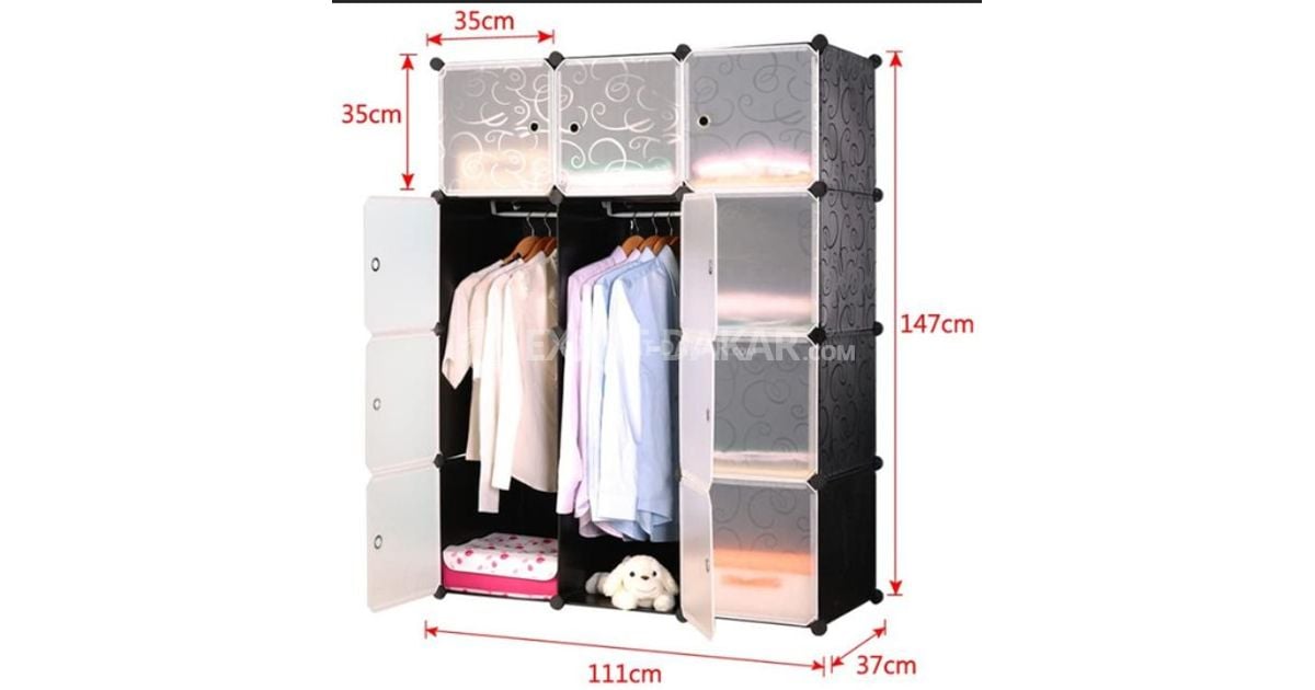 Armoires penderie 3 battants Hlm grandyoff ExpatDakar