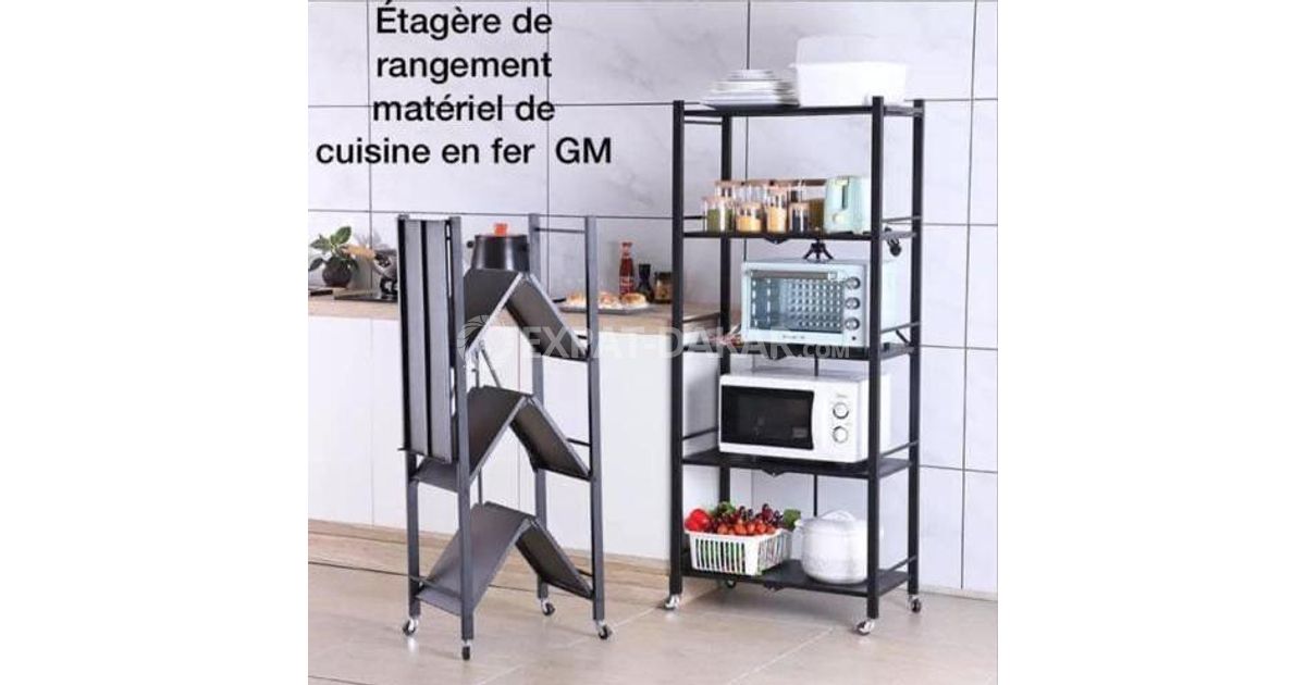 ÉTAGÈRE DE RANGEMENT CUISINE - Mamelles | Expat-Dakar