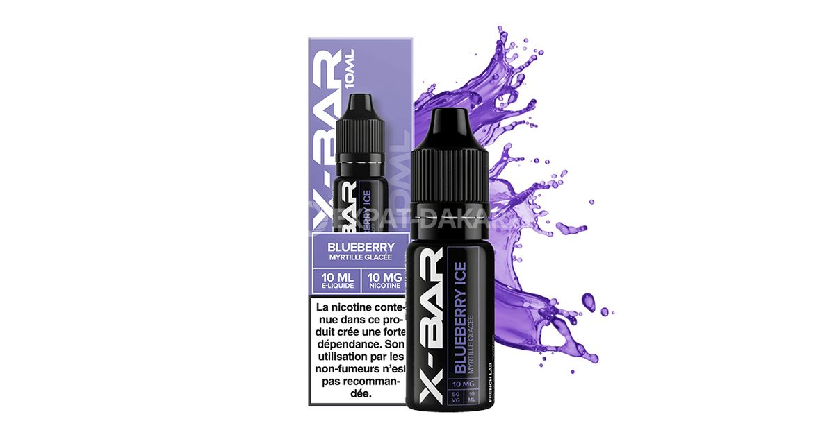 Flacon e-liquide 10ml x-bar - Diamaguene
