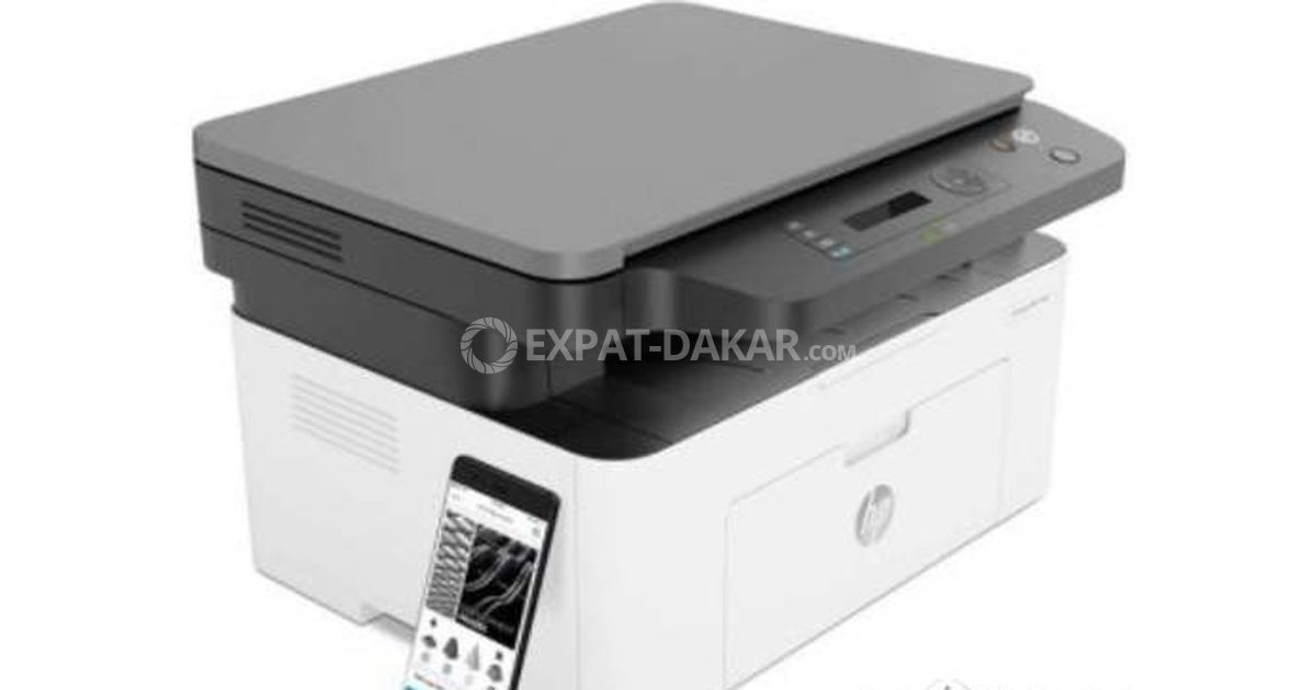 Imprimante HP Laser MFP 135w, USB 2.0 Sans fil, Apple AirPrint, Google  Cloud Print, Application mobile