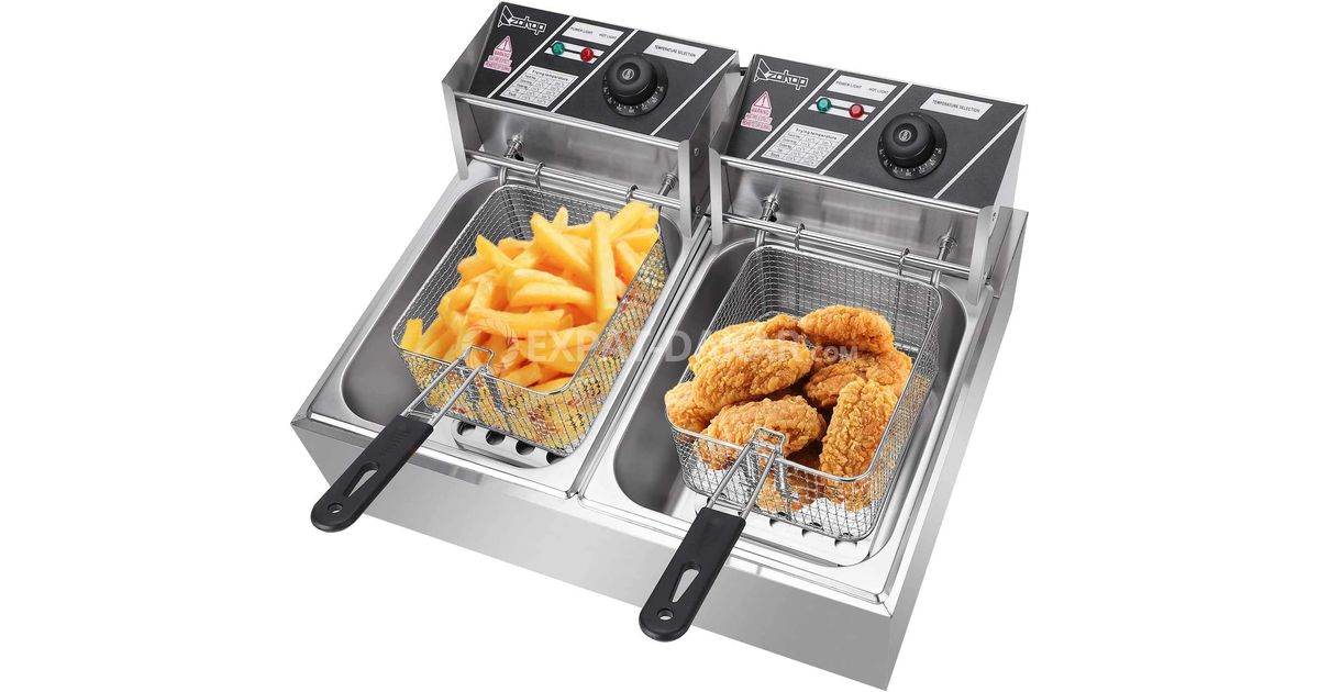 Friteuse électrique comptoir 12L double à partir de 948.00