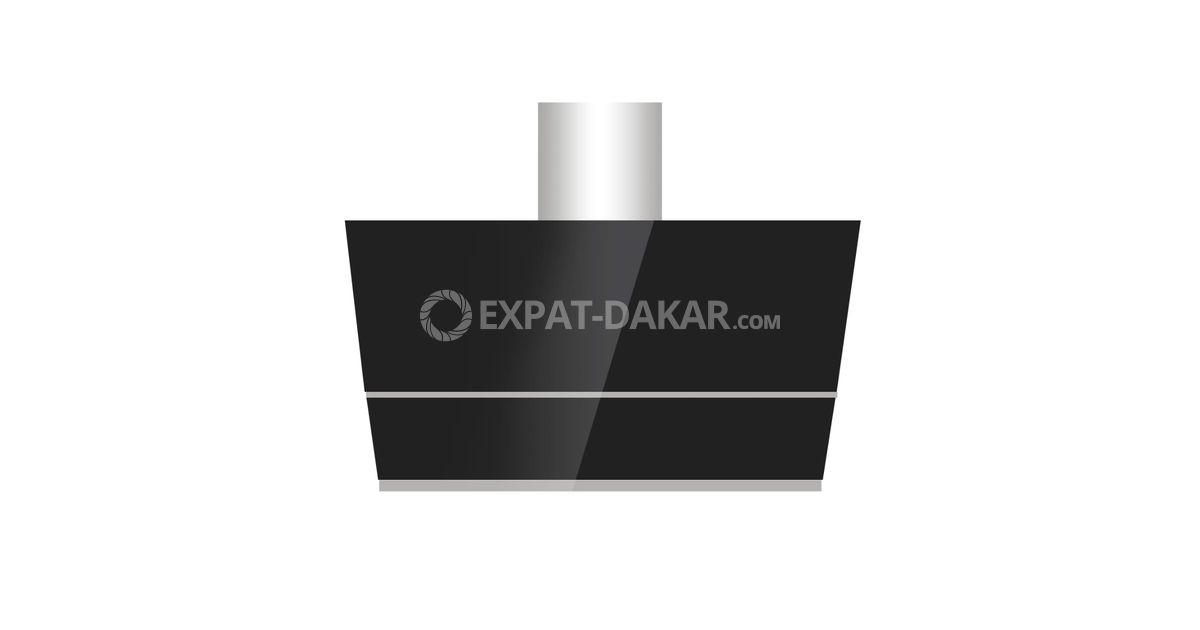 HOTTE DE CUISINE TECHNOLUX 90X60 AVEC SORTIE VERRE NOIR - Plateau