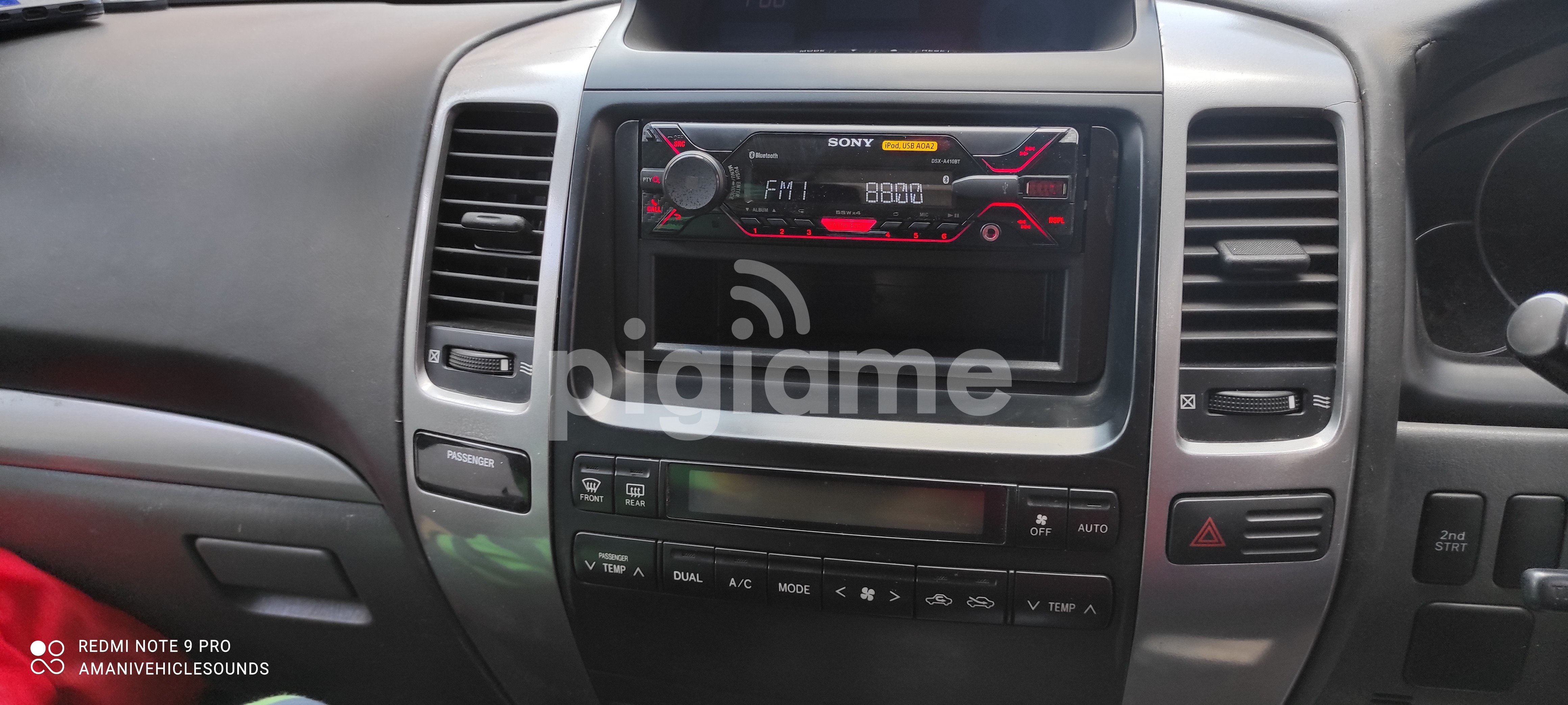 Sony Dsx A410bt Car Stereo Bluetooth Hands Free Set Fitted In Prado 120 In Nairobi Cbd City Centre Pigiame