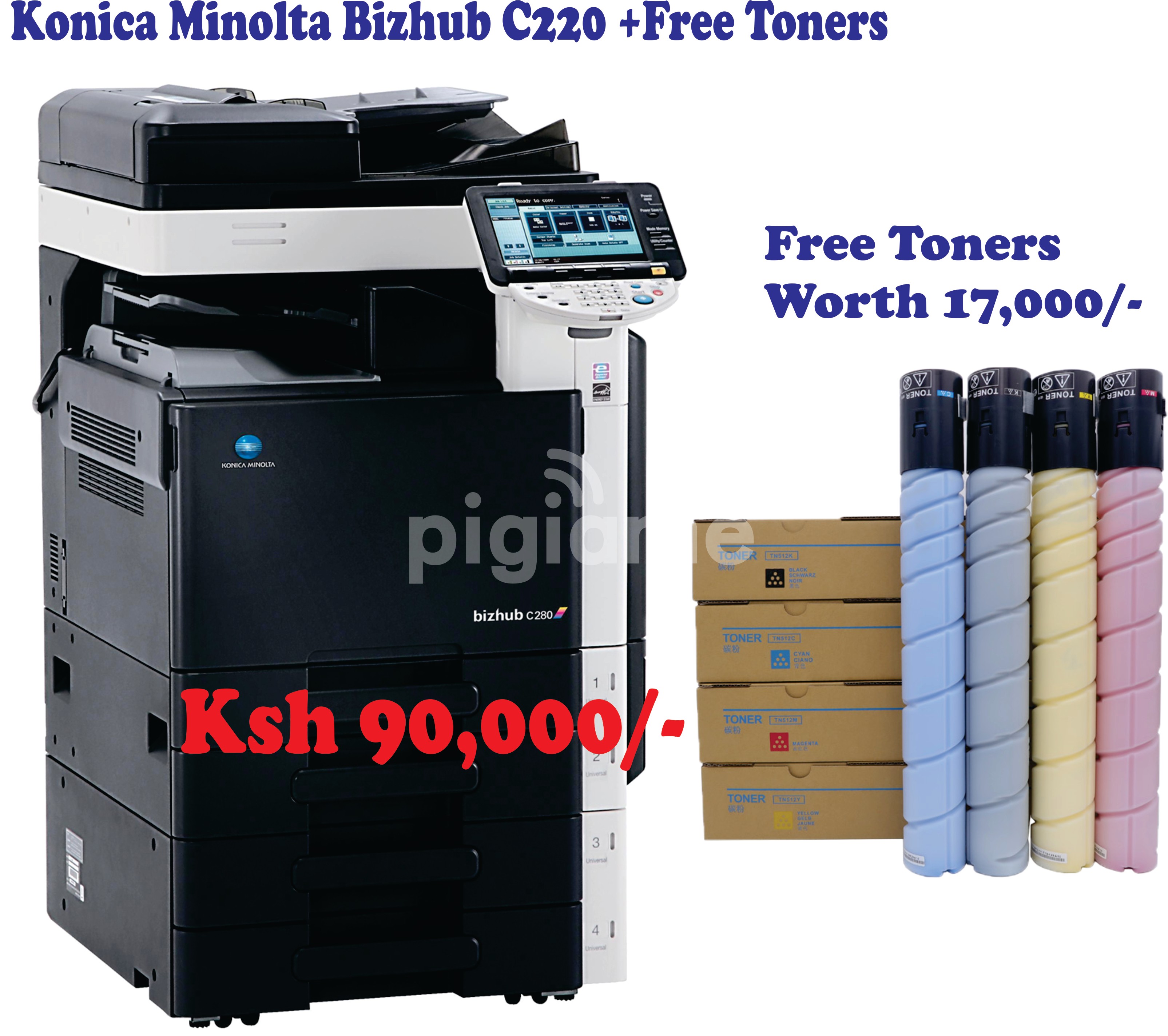 Free Toners With Konica Minolta C220 Photocopier Machine In Nairobi Pigiame Special offers and product promotions. pigiame