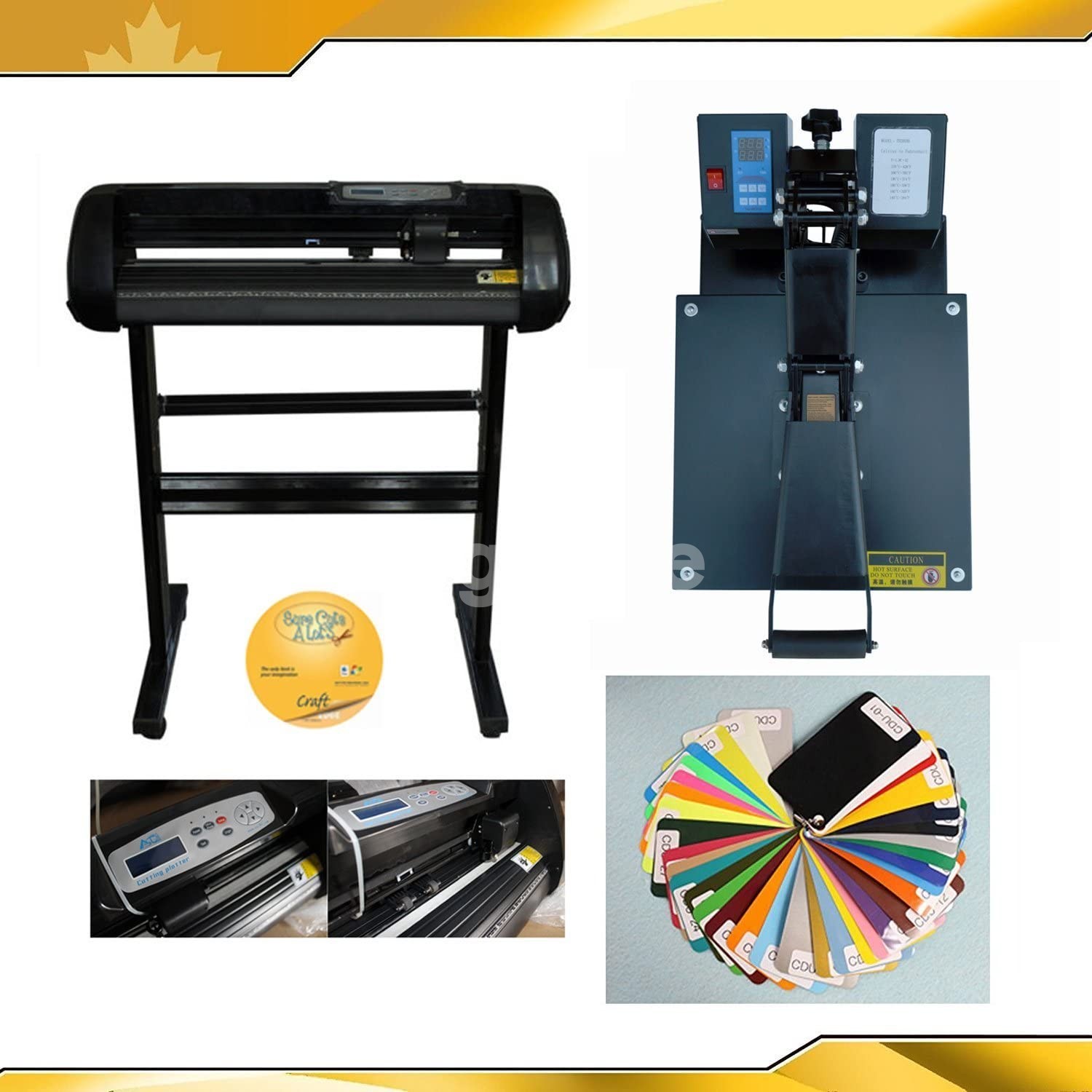 24 vinyl cutting plotter 15x15 heat press in nairobi