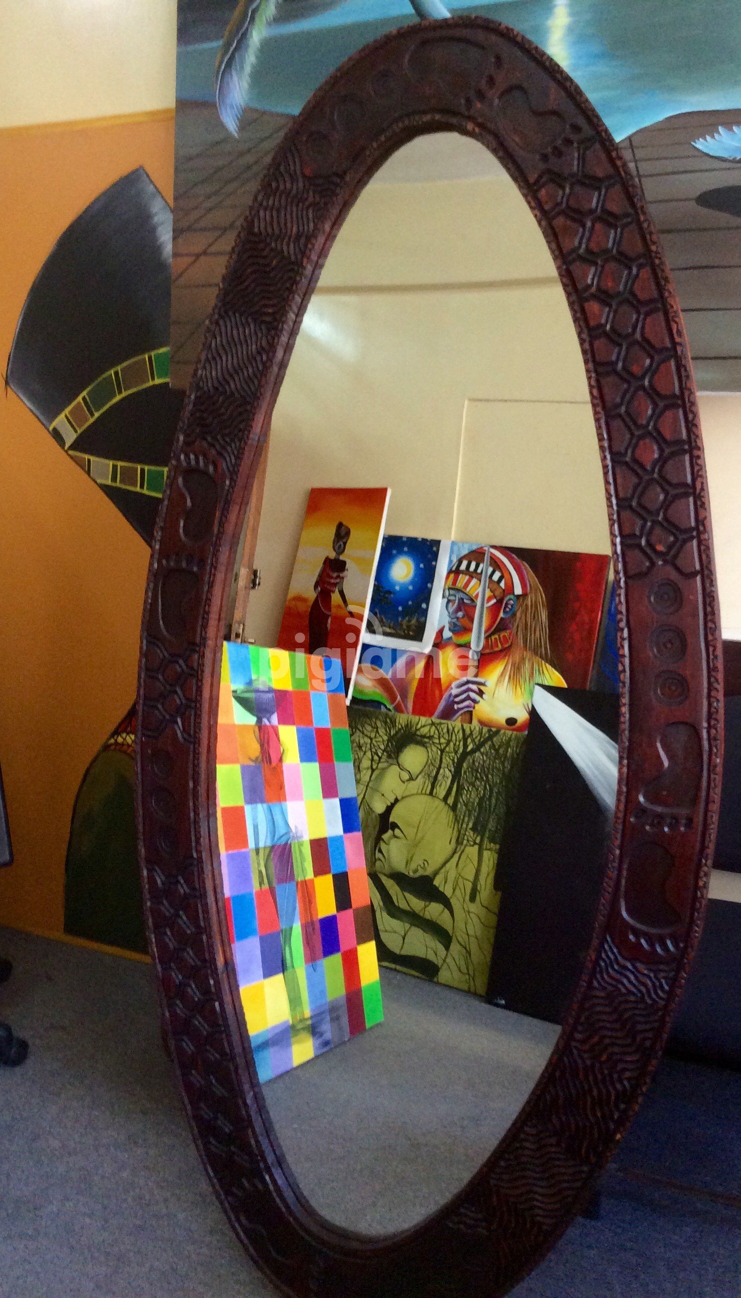 Wooden Antique Rustic Kenyan African Mirrors in Nairobi PigiaMe