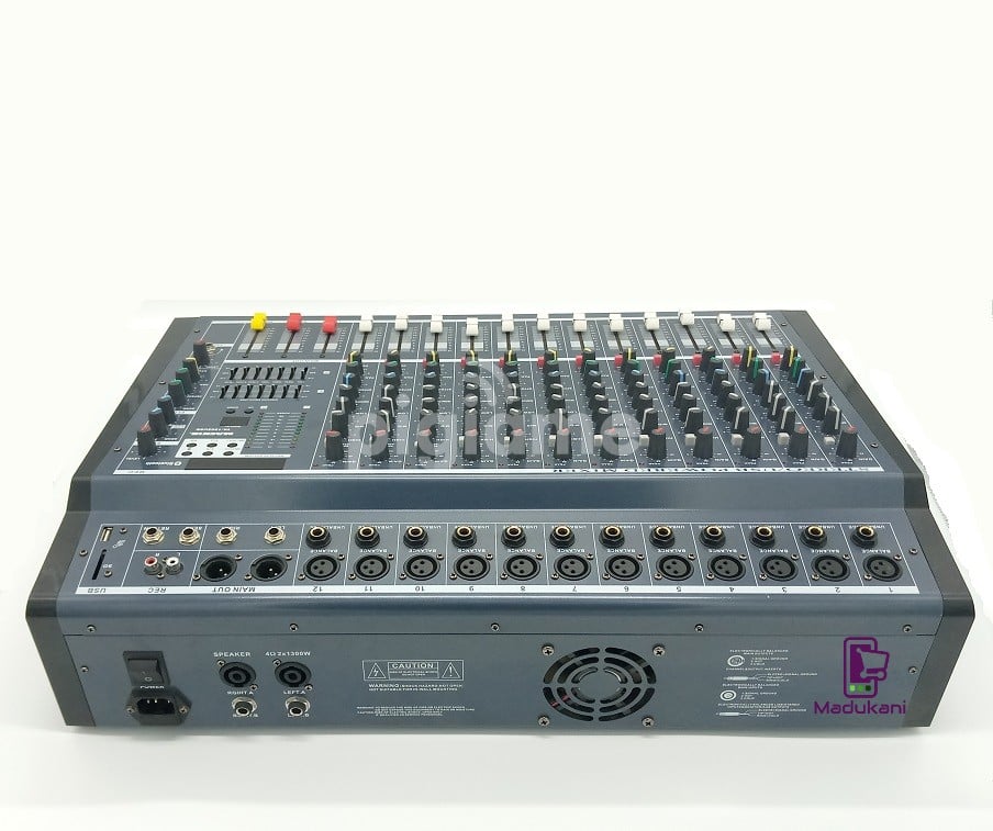 12 Channel Powered Mixer Amplifier With Usb And Bluetooth in Nairobi