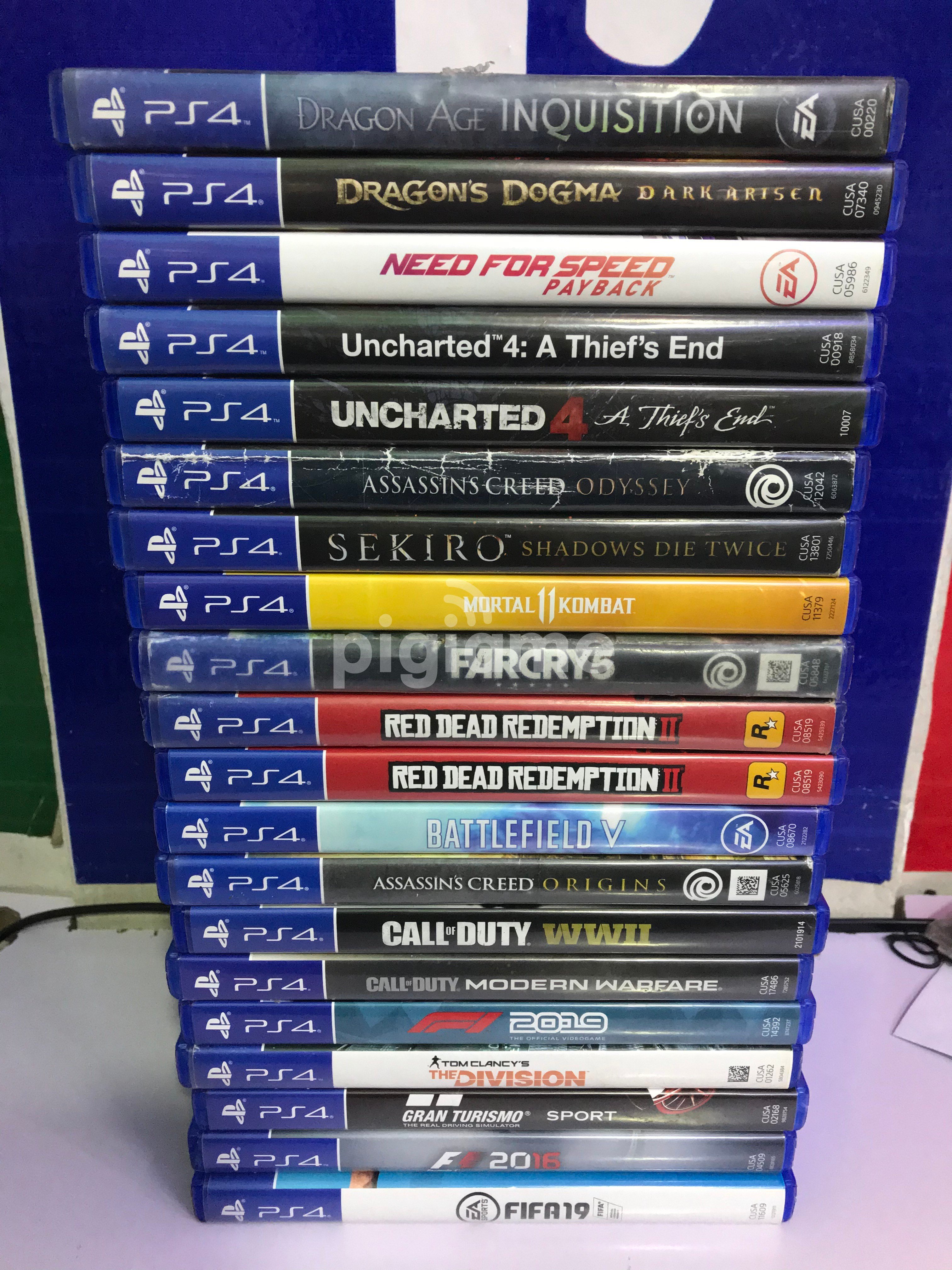 PLAYSTATION 4 USED GAMES in Nairobi PigiaMe