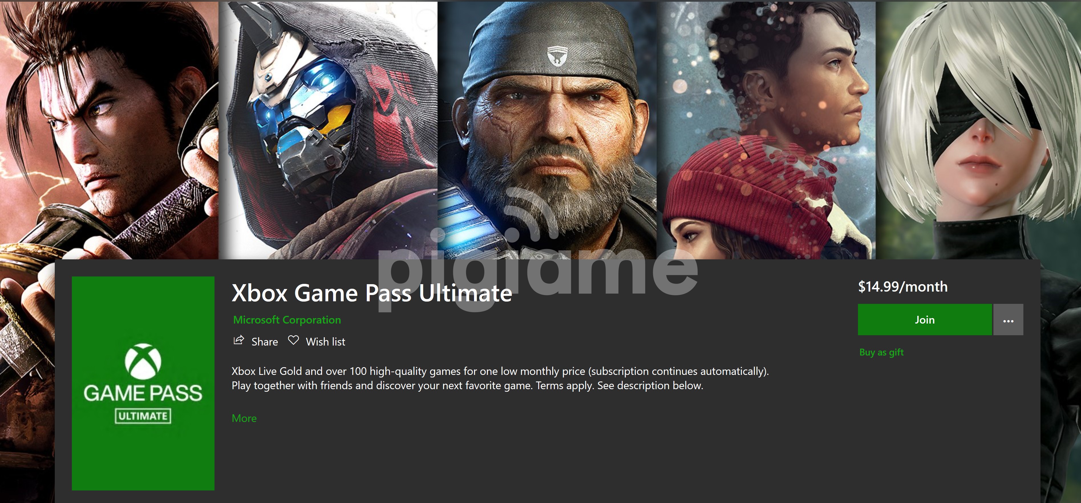 Xbox Ultimate Game Pass For Console And Pc 3 Months In Central Pigiame