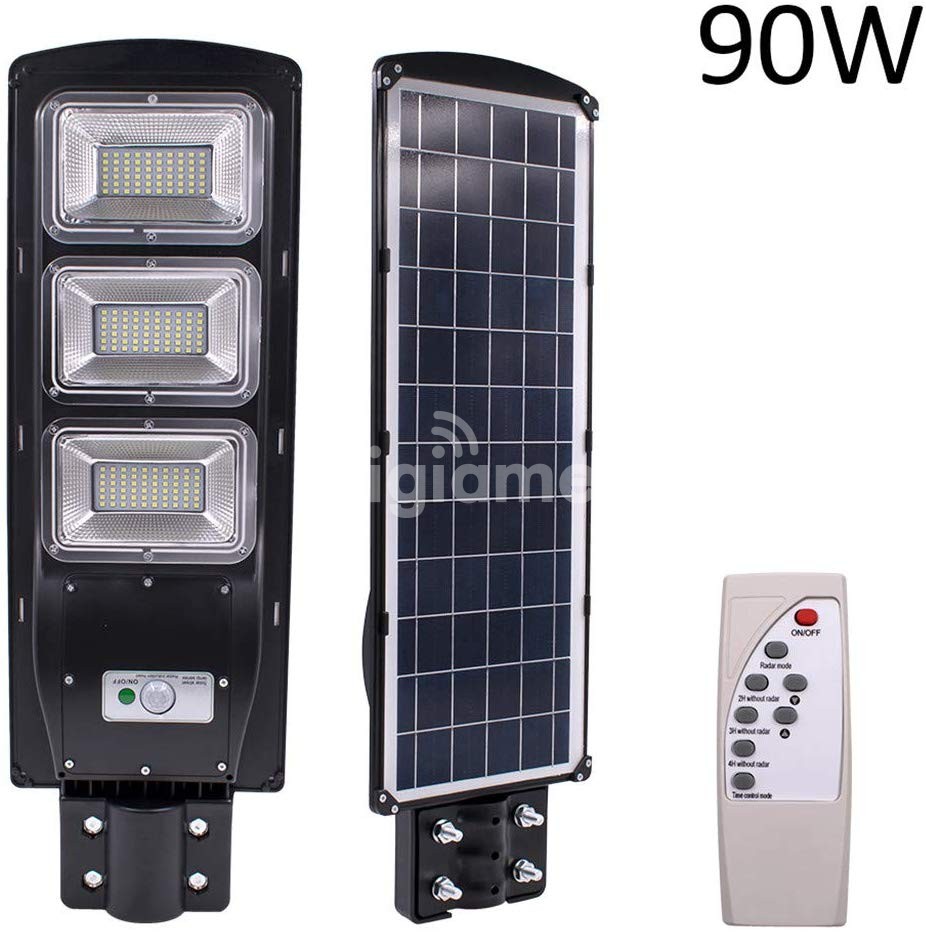 90 watts Solar LED Street Lights with motion and night ...