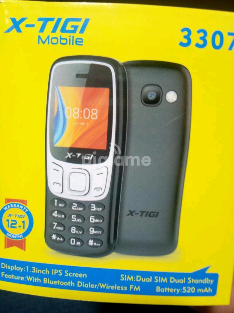 new x tigi 3307 super tiny dual sim fm radio bluetooth black at ksh 2 000