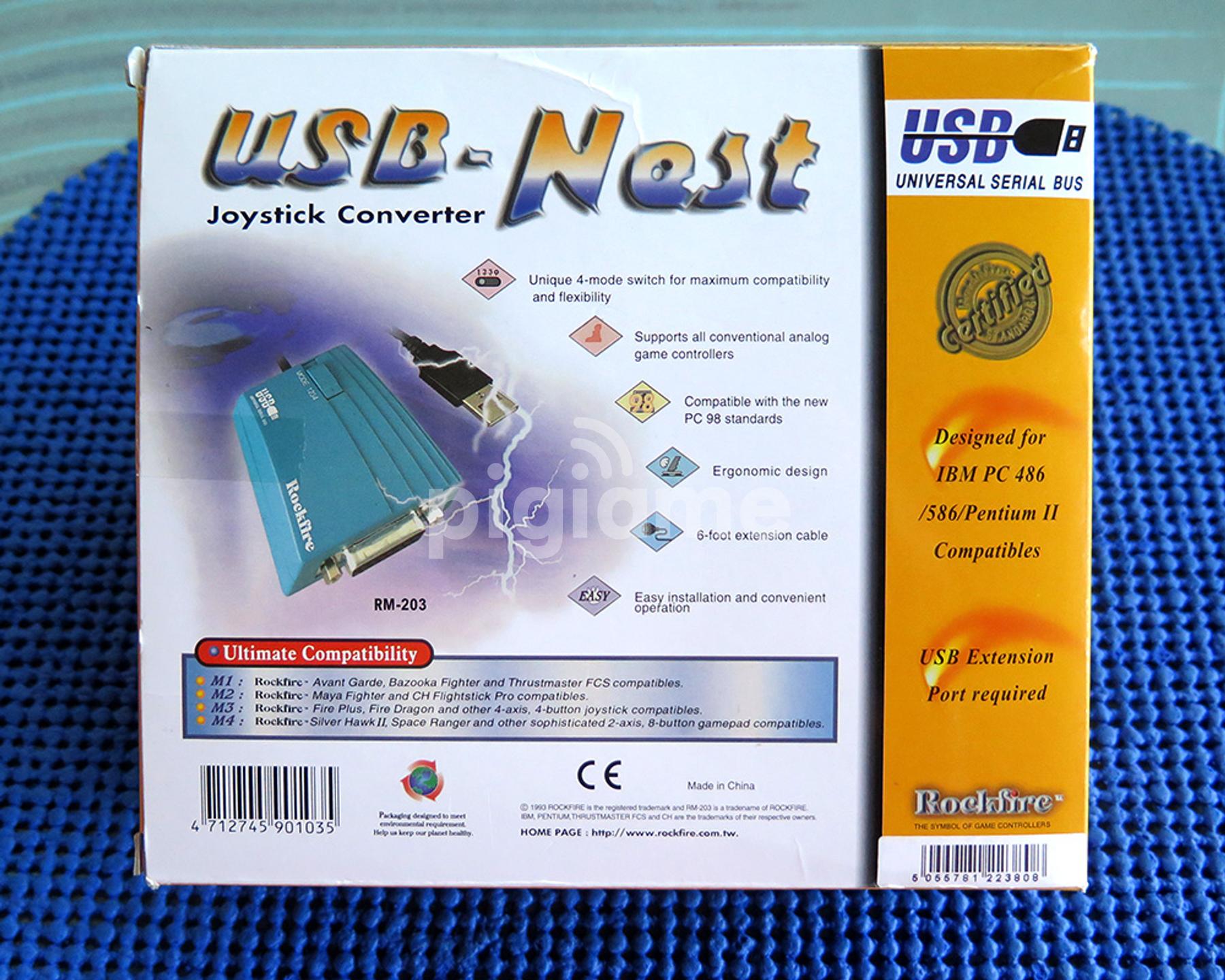 Logitech Wingman Joystick With Usb Nest Joystick Converter Universal